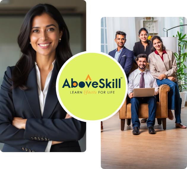AboveSkill logo displayed during corporate training session