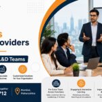 Corporate Soft Skills Training Providers in Mumbai — a guide for HR and L&D teams, featuring AboveSkill, professional trainers, customized training programs, measurable outcomes, communication, leadership, teamwork, and employee performance development.